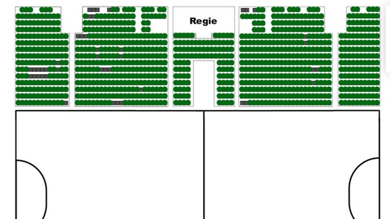 Saalplan mit Googlemaps Technik